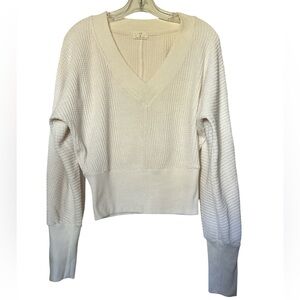 T.la waffle v neck sweater